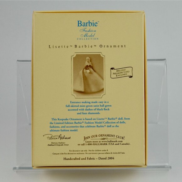 Hallmark Barbie Lisette Christmas Ornament In Box Vintage 2003 - Picture 6 of 6
